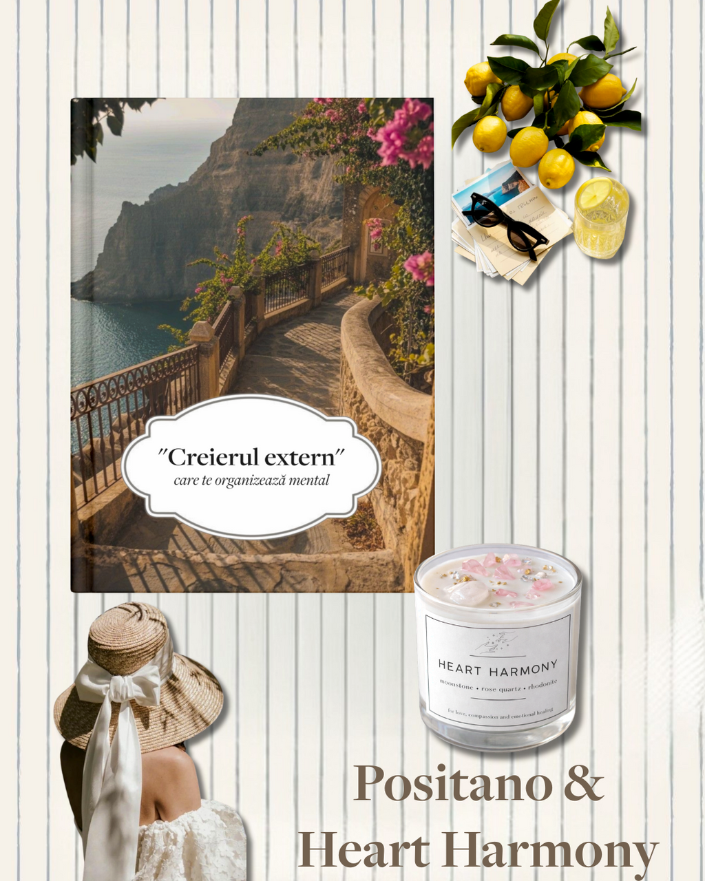 Set Creierul Extern - Positano & Heart Harmony | Echilibru și Iubire