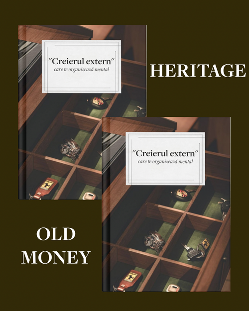 Agendă Creierul Extern - Heritage Old Money | Moștenire și Tradiție