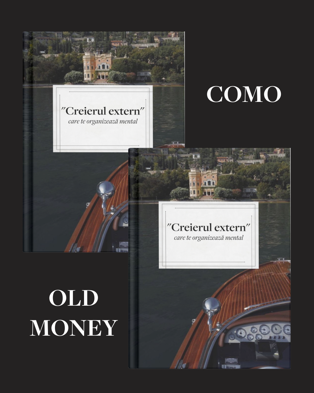 Agendă Creierul Extern - Como Old Money | Calm și Claritate
