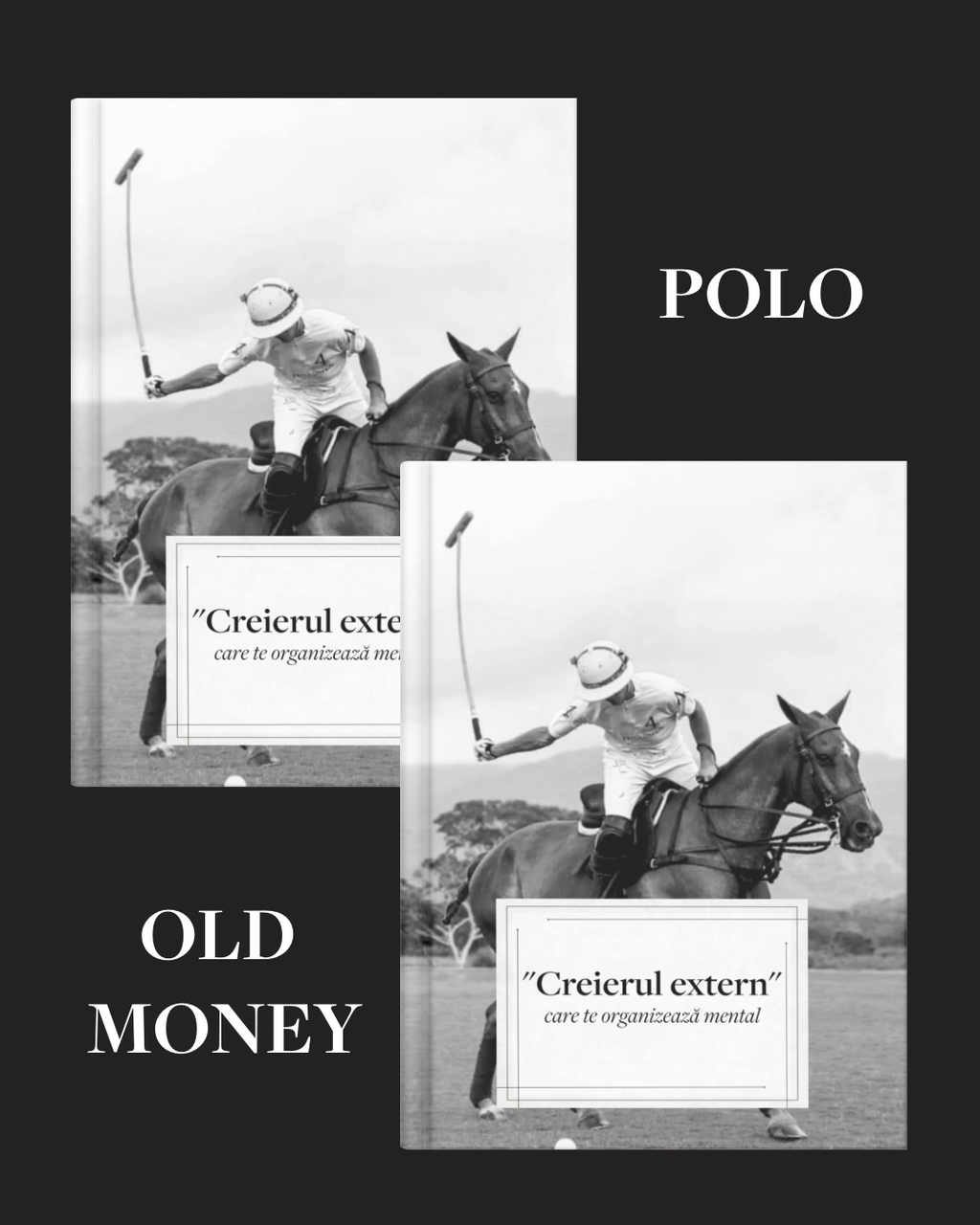 Agendă Creierul Extern - Polo Old Money | Eleganță Sportivă și Rafinament