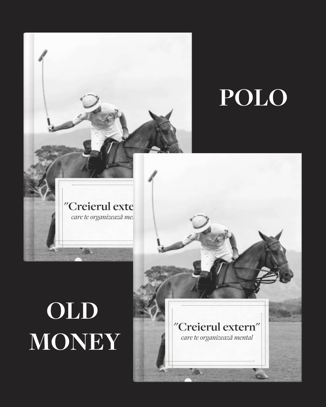 Agendă Creierul Extern - Polo Old Money | Eleganță Sportivă și Rafinament